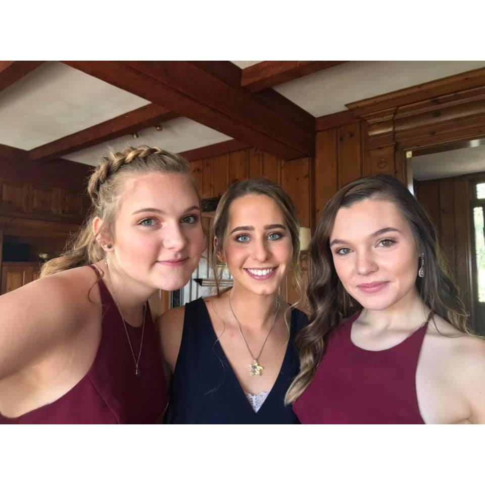 Celebrating the wedding of cousin Maddison Hunton!