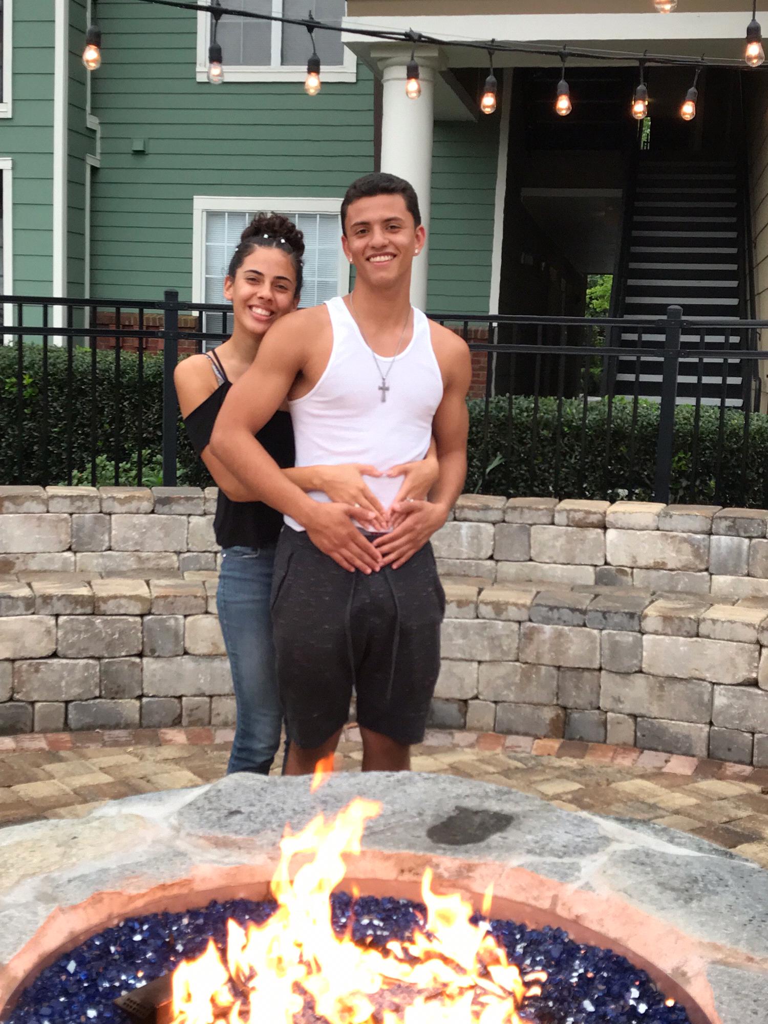 The day after Griselys prom at Integra Landings.