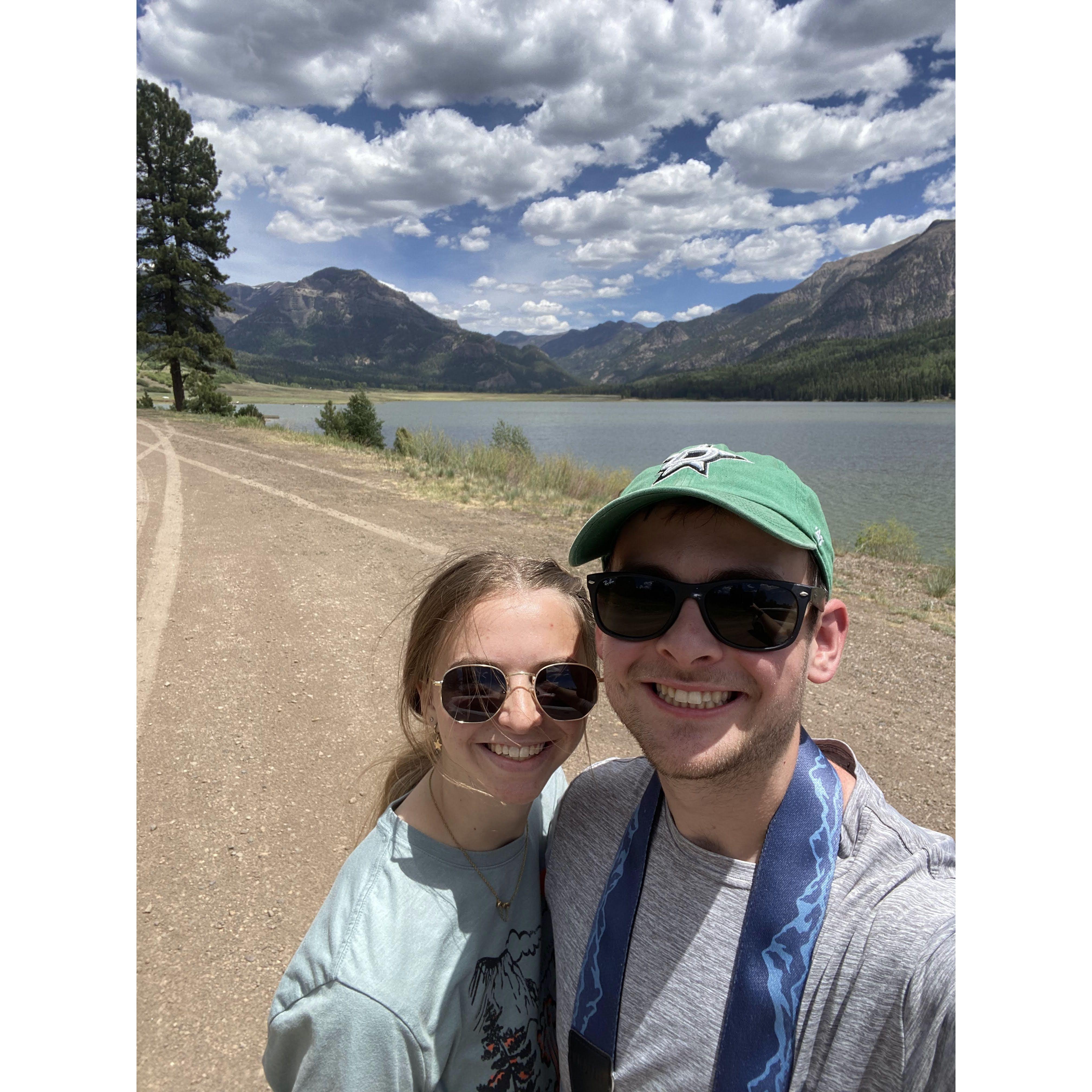 Our first big trip together to Pagosa Springs, Colorado