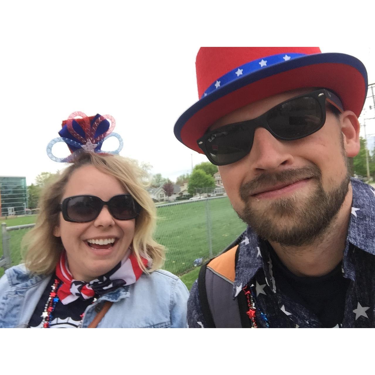 Most everyone saw the chemistry, but both of us were too stubborn (weird) to admit that our friendship was anything more.
(Did we mention we were basically inseparable at this point?)