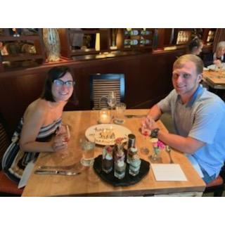 Our second anniversary together.