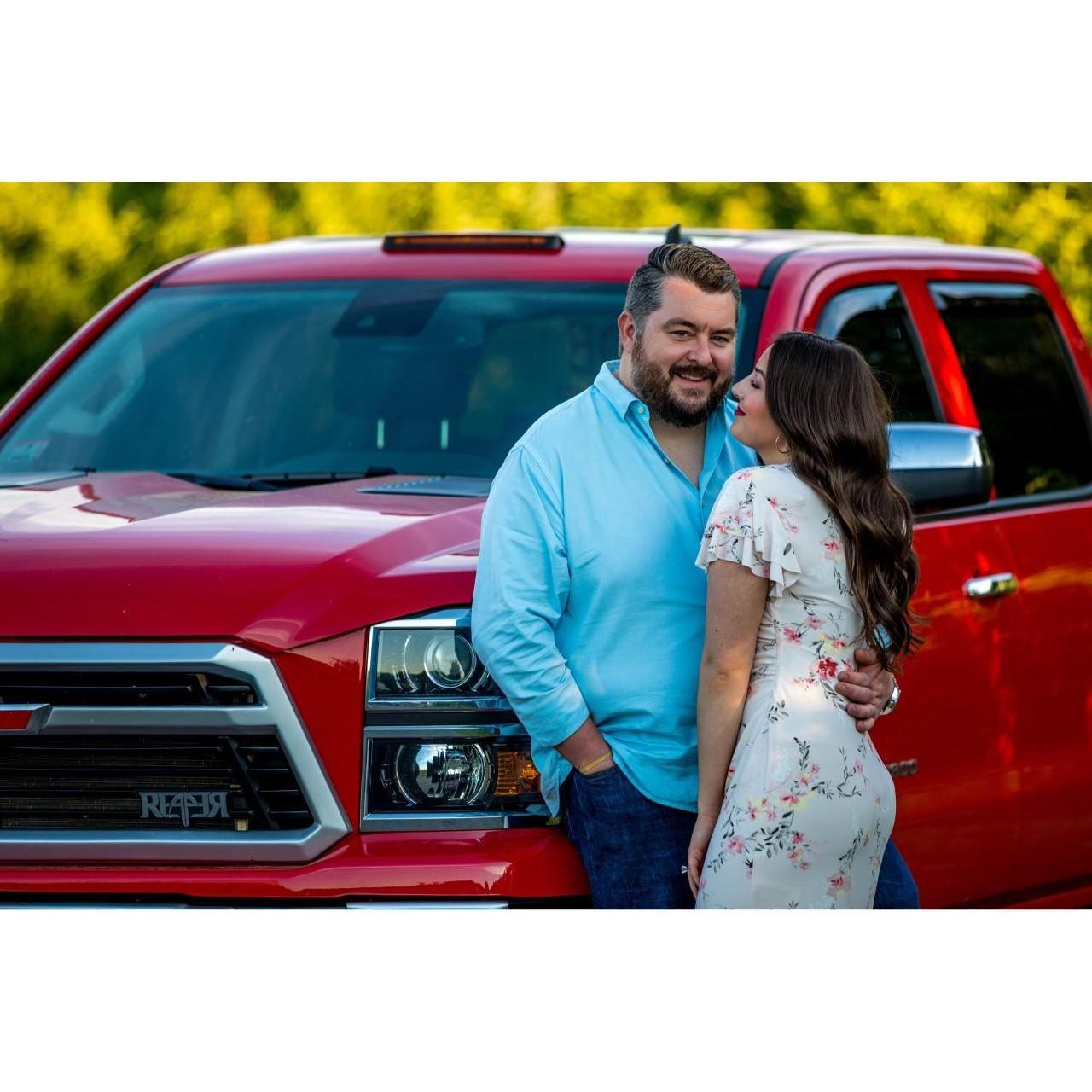 One of our favorite engagement shoot pictures, taken by John R. McCarthy in the Orchard.