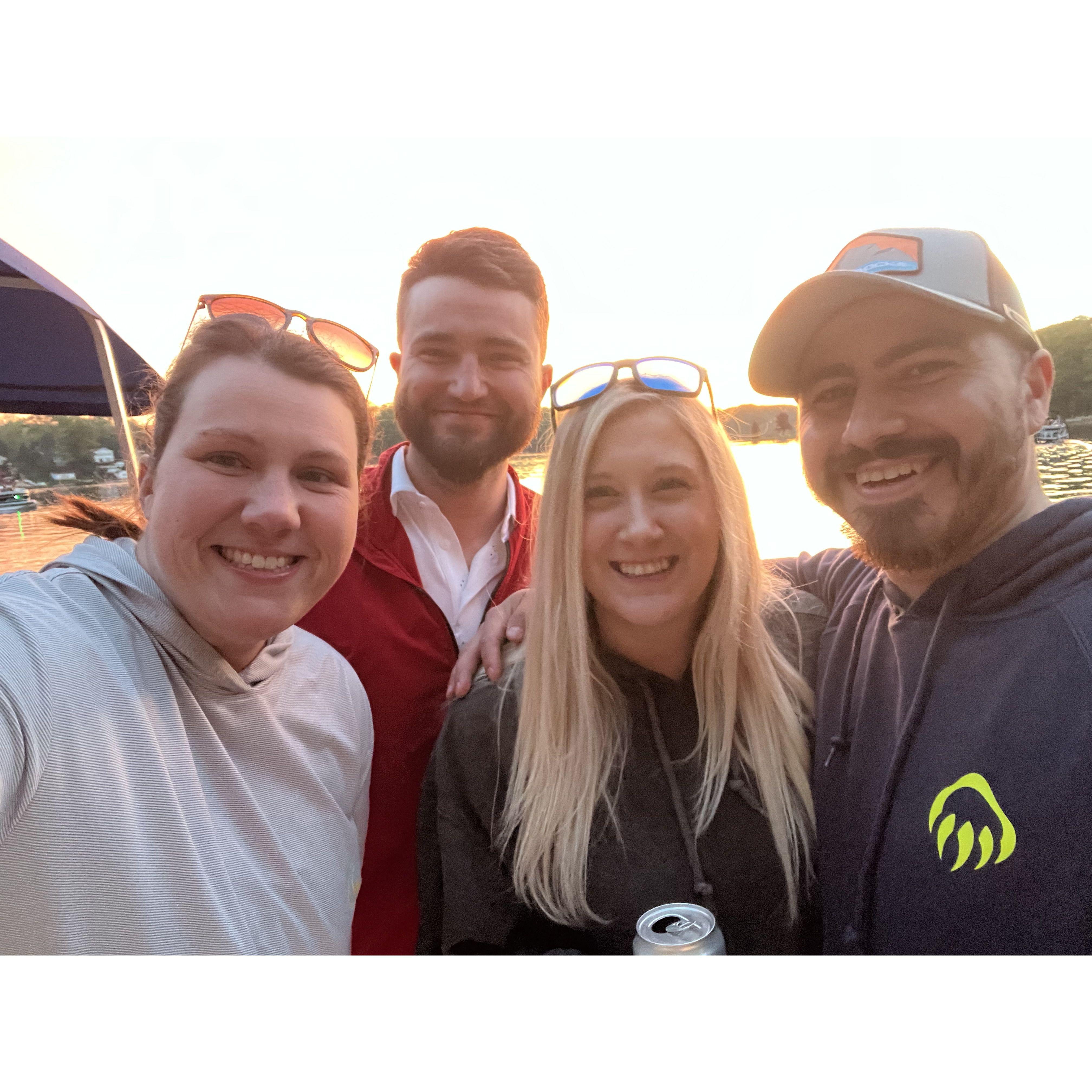 Boat nights with our friends!