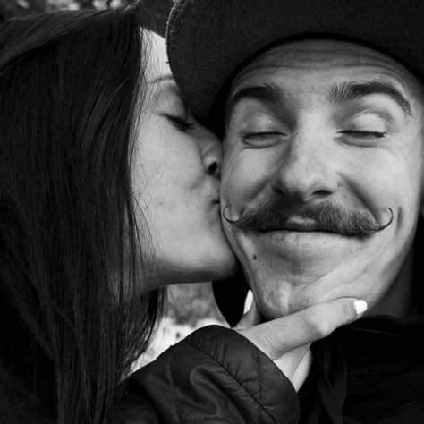 "His mustache tickled me."
-Syd