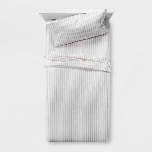 Vintage Wash Percale Sheet Set (King) Normandy Blue - Threshold™