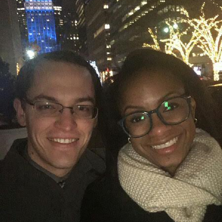 Our first night together and first time meeting each other - New Year's Eve in New York City