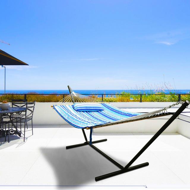 Bchester Comfortable Spreader Bar Hammock with Stand