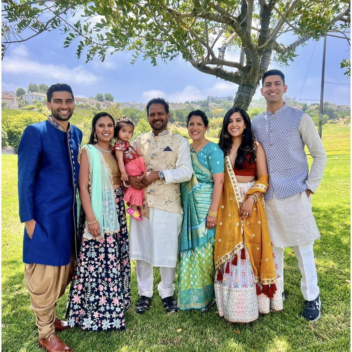 Enjoying a family wedding!