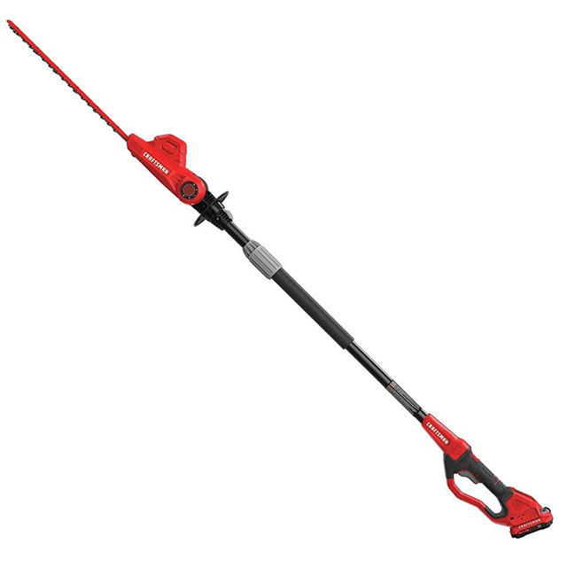 CRAFTSMAN 20V MAX Pole Cordless Hedge Trimmer, 18-Inch (CMCPHT818D1)