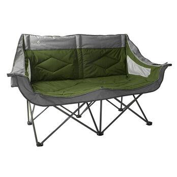 Black Sierra Doublewide Padded Sofa