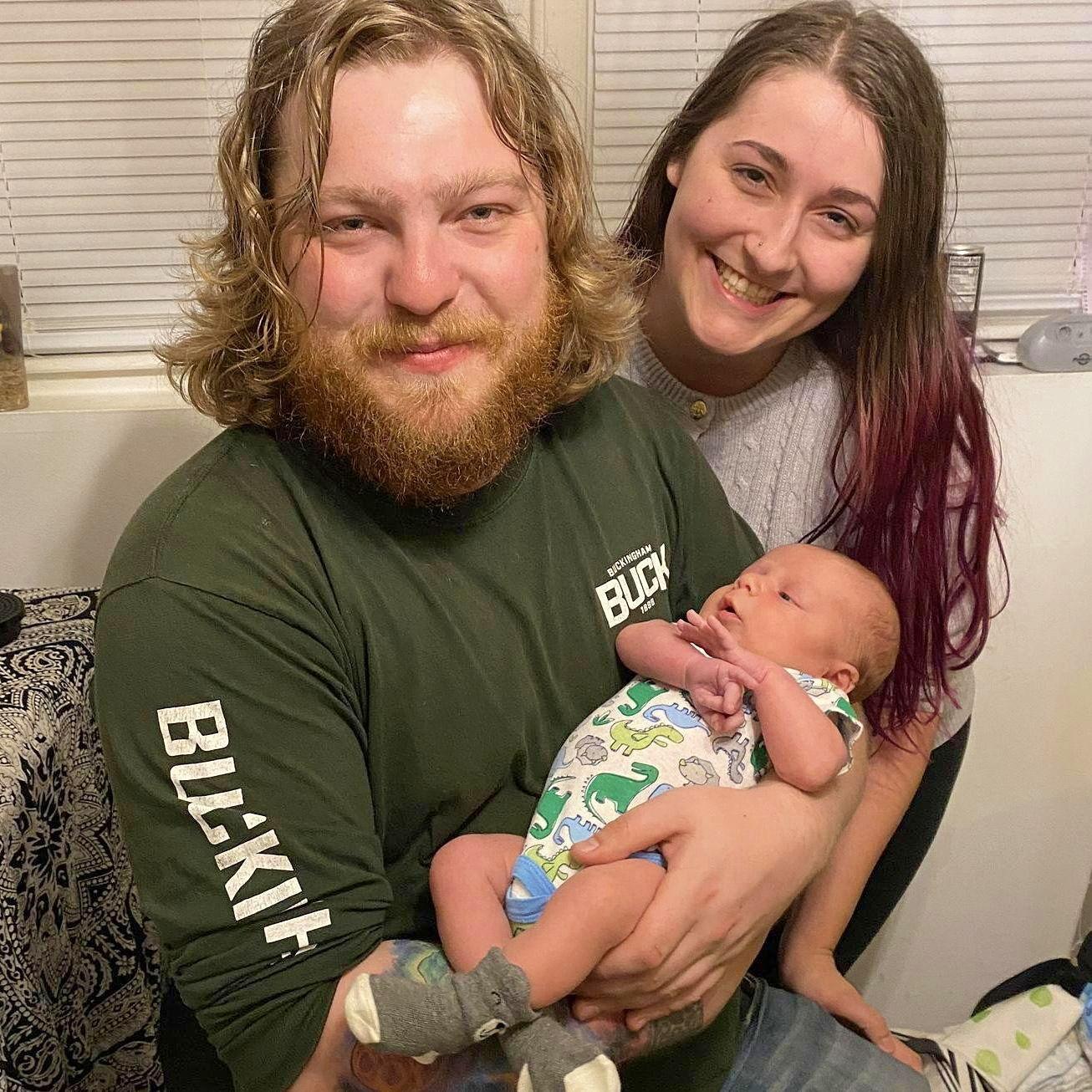 Meeting baby Carson, he sure got big fast!