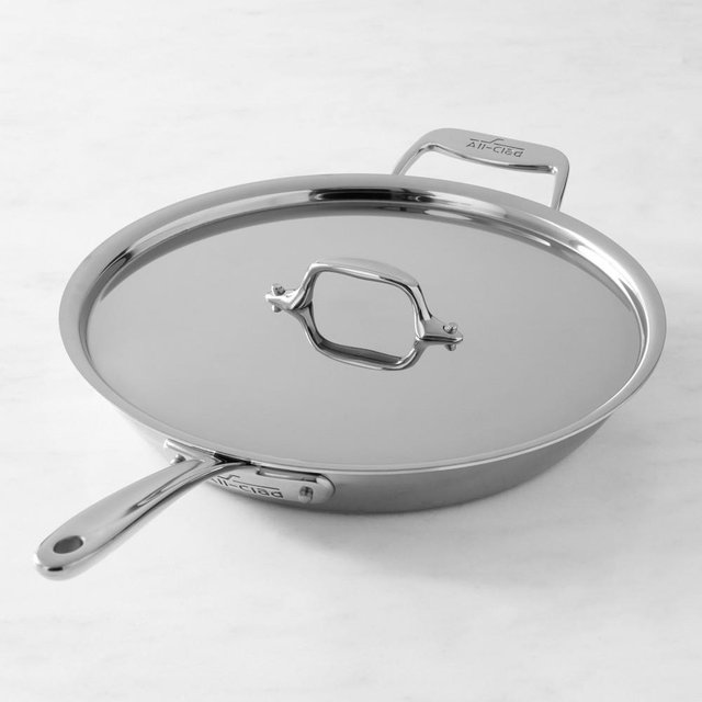 All-Clad G5 Graphite Core Stainless-Steel Fry Pan, 12"