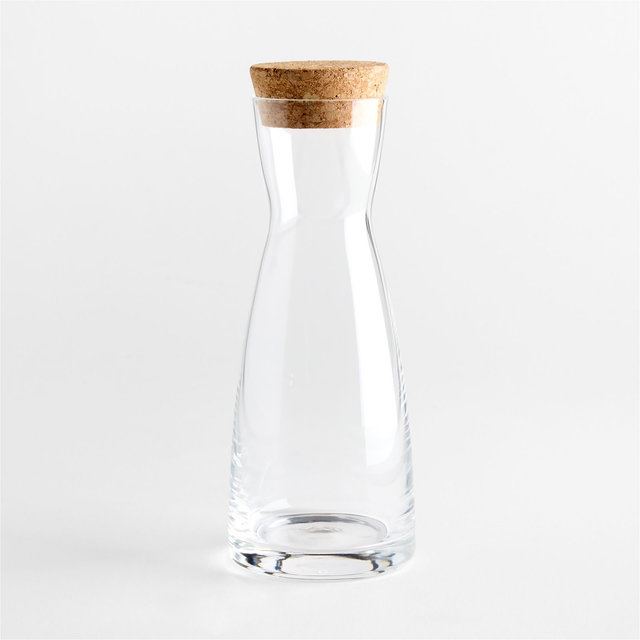 18.5-oz. Glass Carafe with Cork Lid