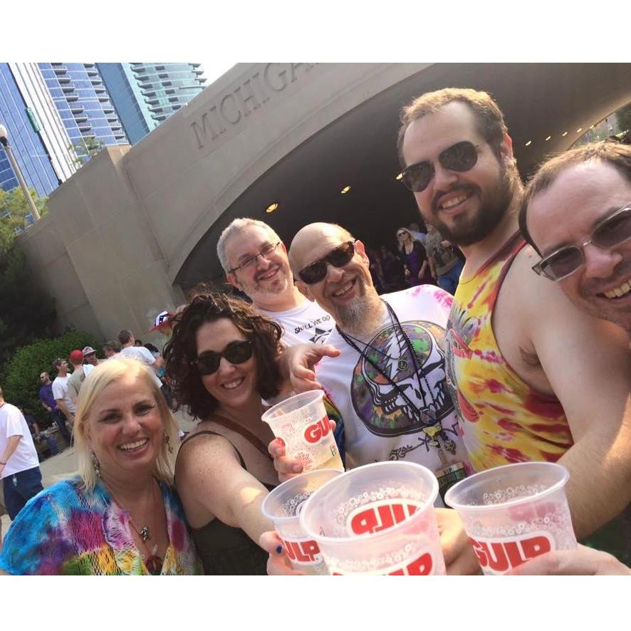 Grateful Dead in Chicago with family