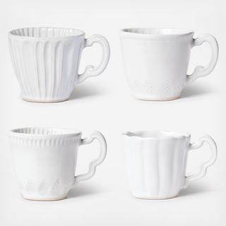 Incanto Stone Assorted Mug, Set Of 4