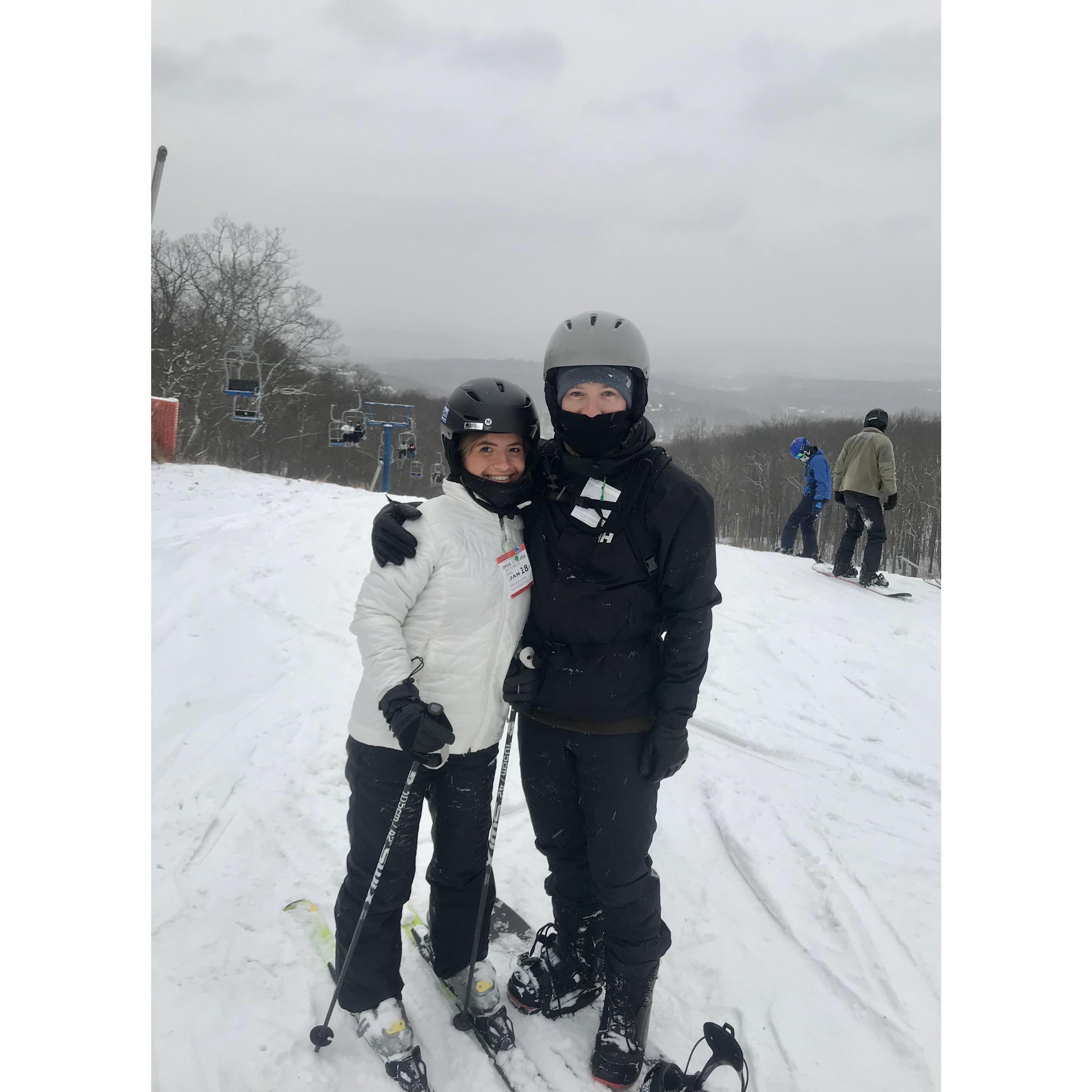 Skiing, Poconos, PA