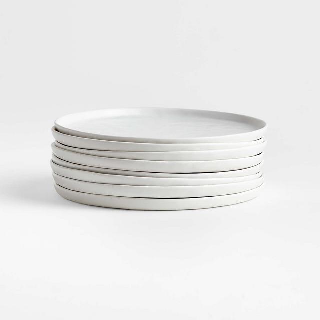 Mercer Matte White Salad Plates, Set of 8