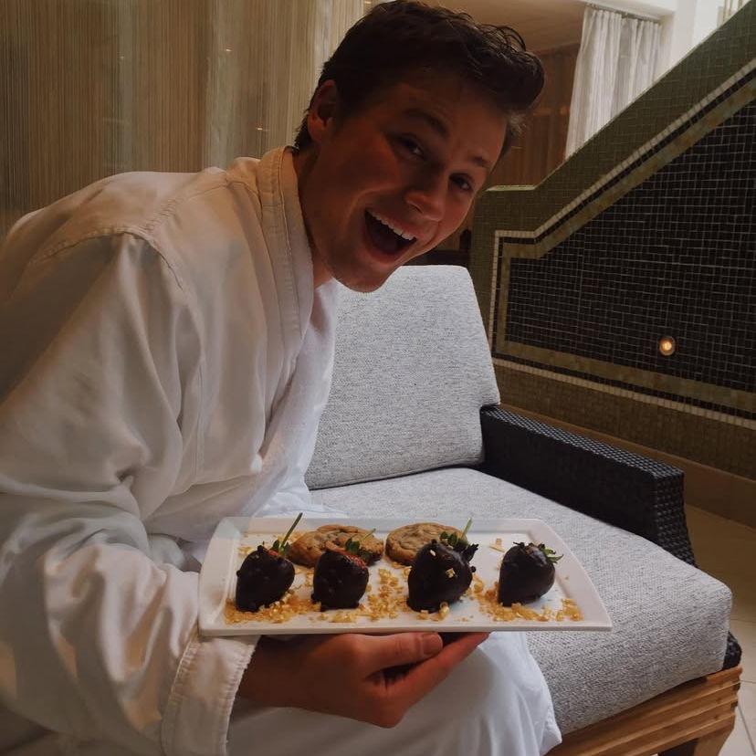 2018. Celebrating our 1 year anniversary at the Montage Beverly Hills, where Kyle worked for our summer in Los Angeles.