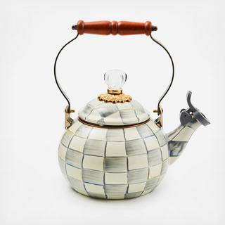 Sterling Check Whistling Tea Kettle