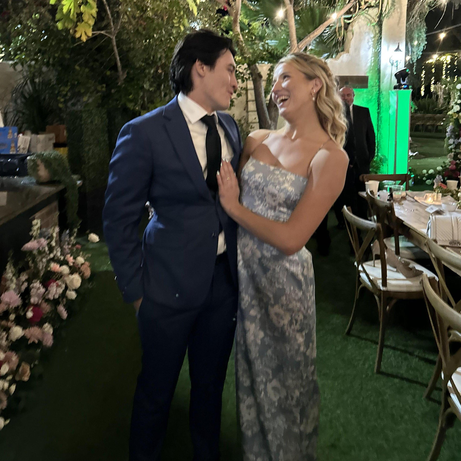 our first wedding together!