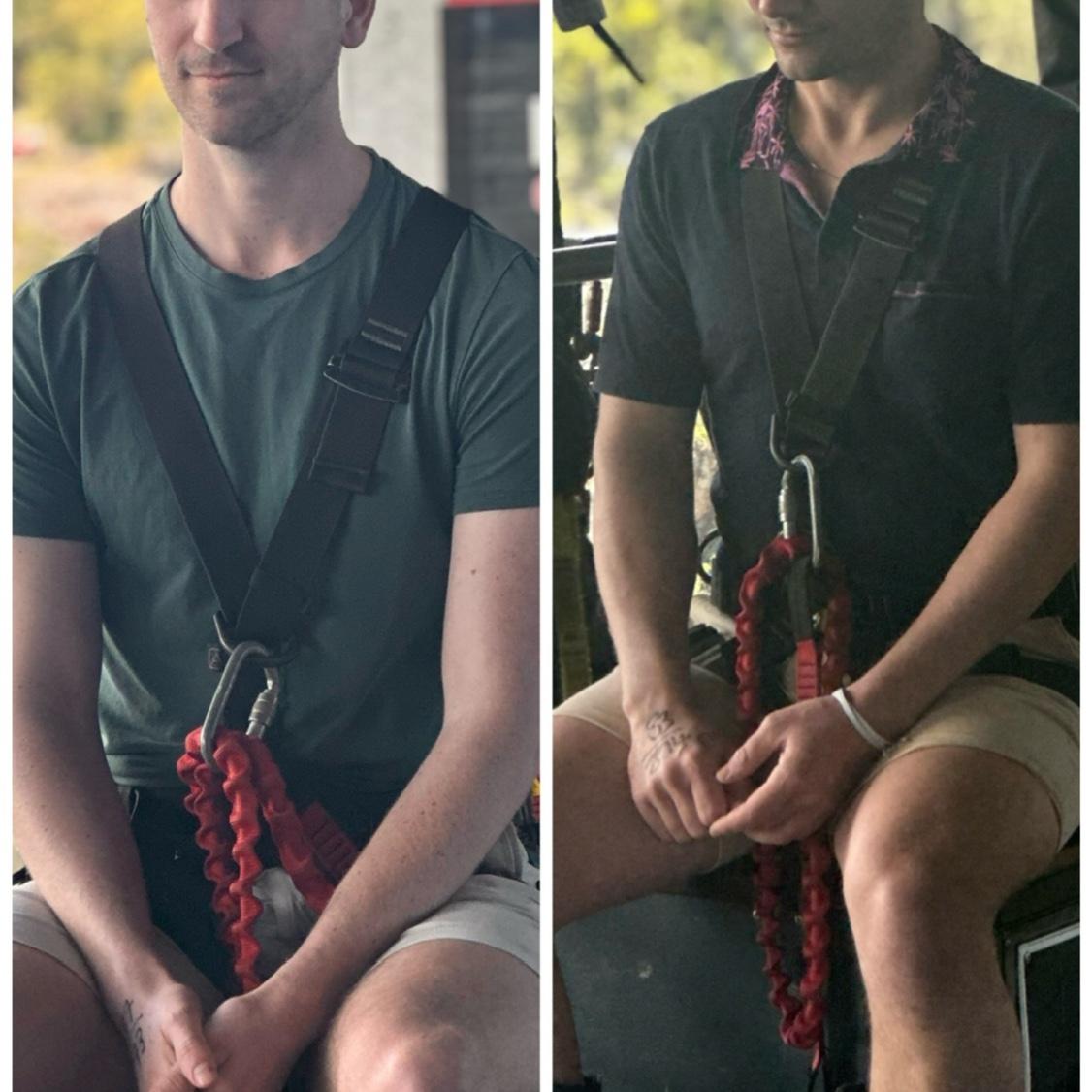 Reconsidering our life decisions before bungee jumping (South Africa)