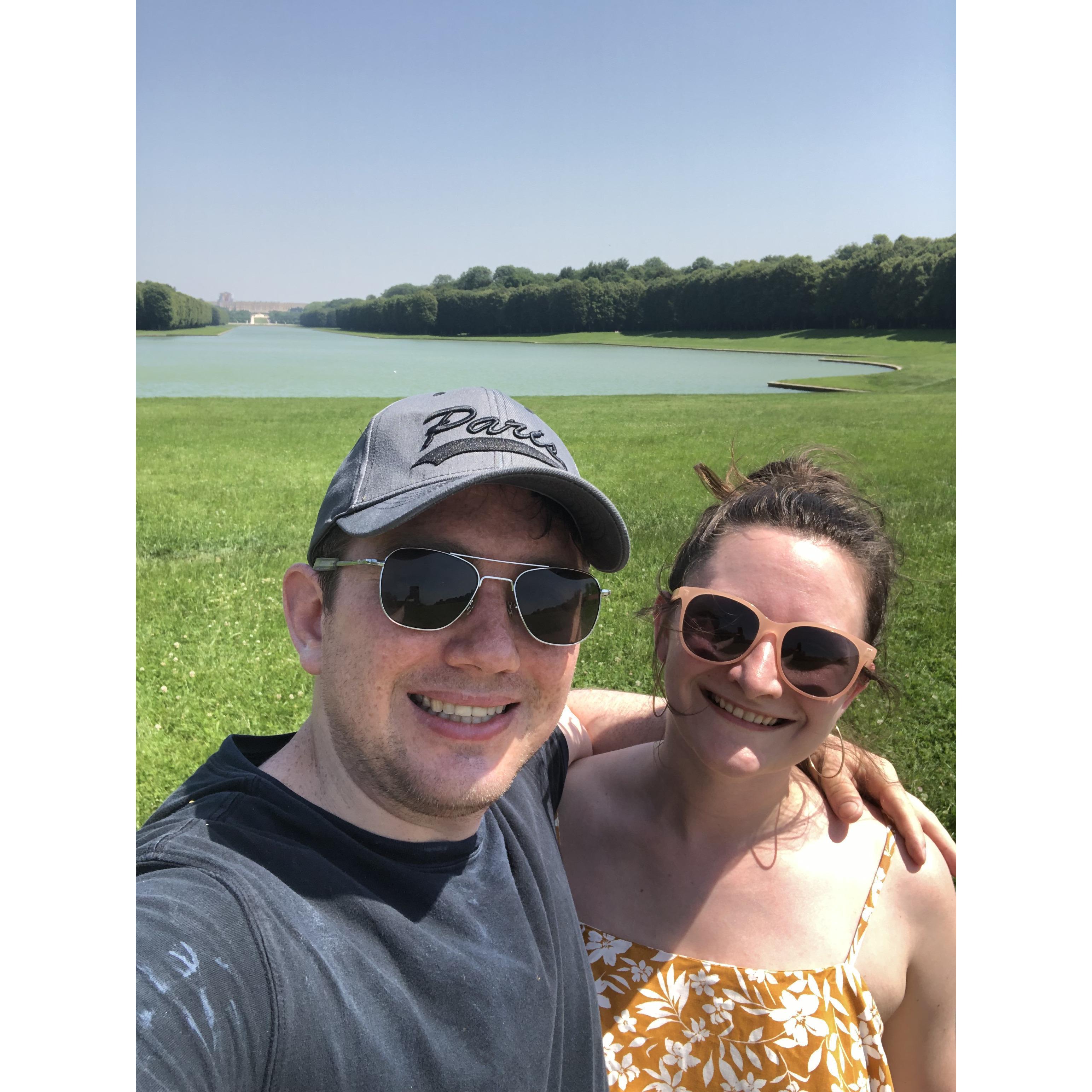 A bikeride around the grounds of Versailles - 2019