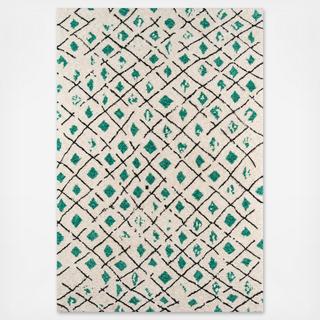 Bungalow Green Area Rug