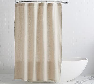 Pottery Barn - Rory Textured Stripe Cotton Shower Curtain