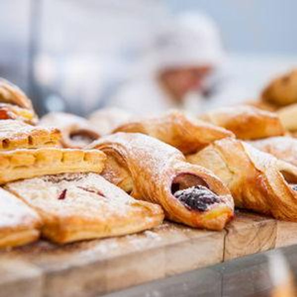 Pastries for breakfast in Paris