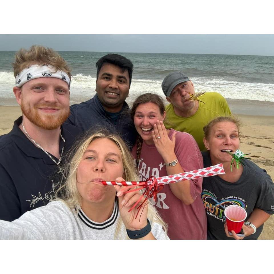 The selfie after the yes!