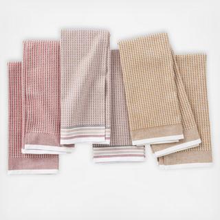 Organic Waffle Kitchen Towel, Set of 6