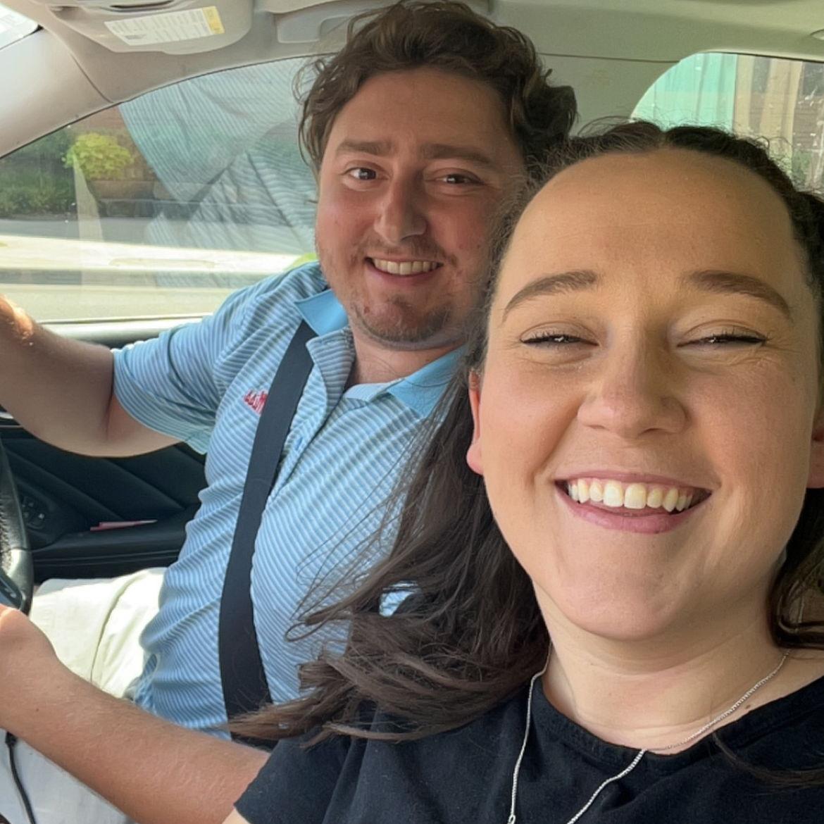 Our first picture together.