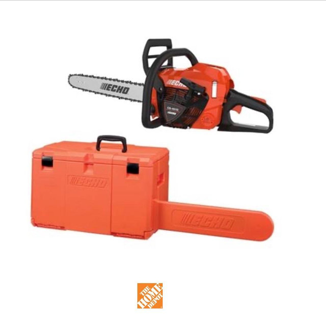 ECHO 18in 2 stroke Gas rear handle Chainsaw with Heavy Duty Case