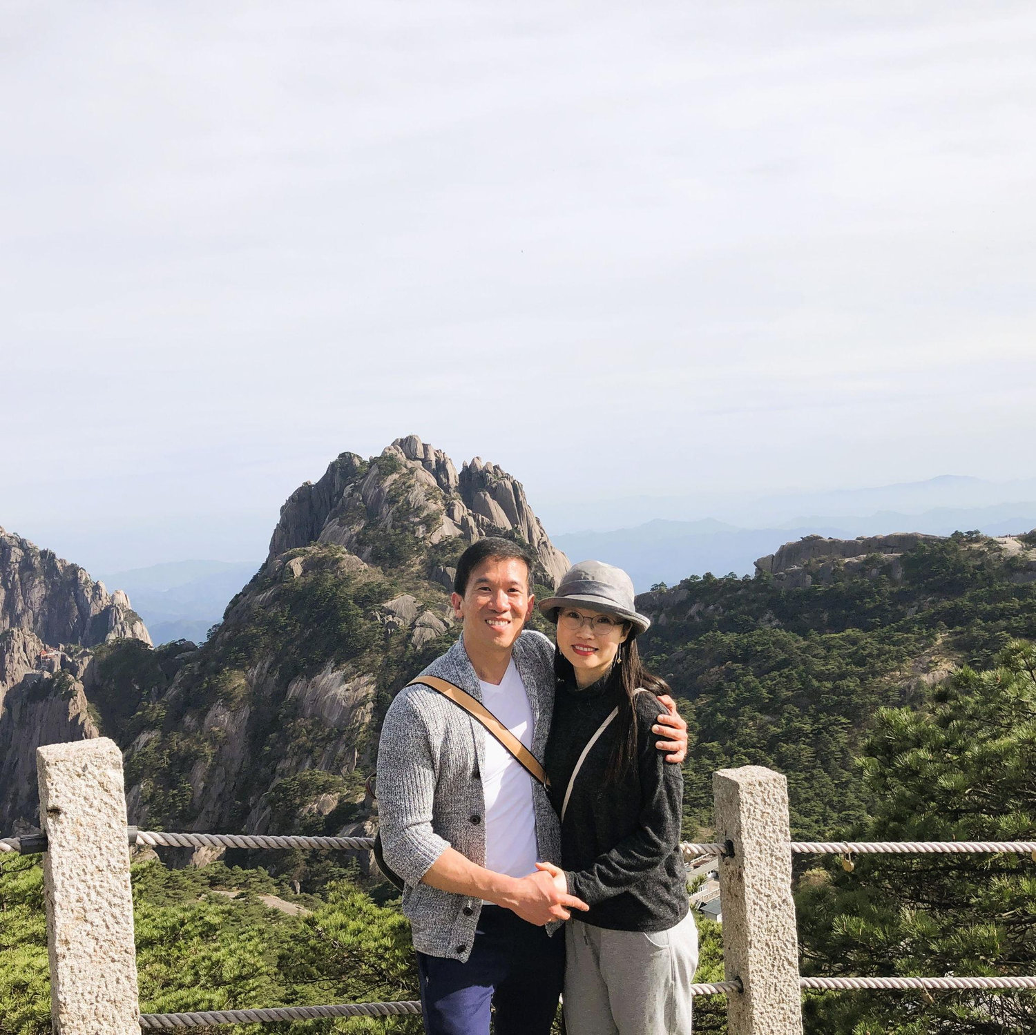 Reaching for the sky at Huang Shan (Yellow Mountain), Anhui, China