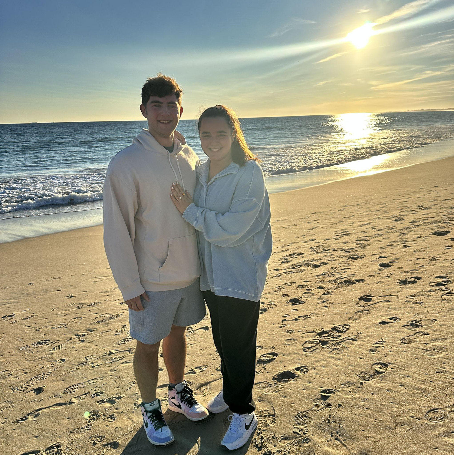 WE GOT ENGAGED! Dunes Park Beach 10.20.2024!