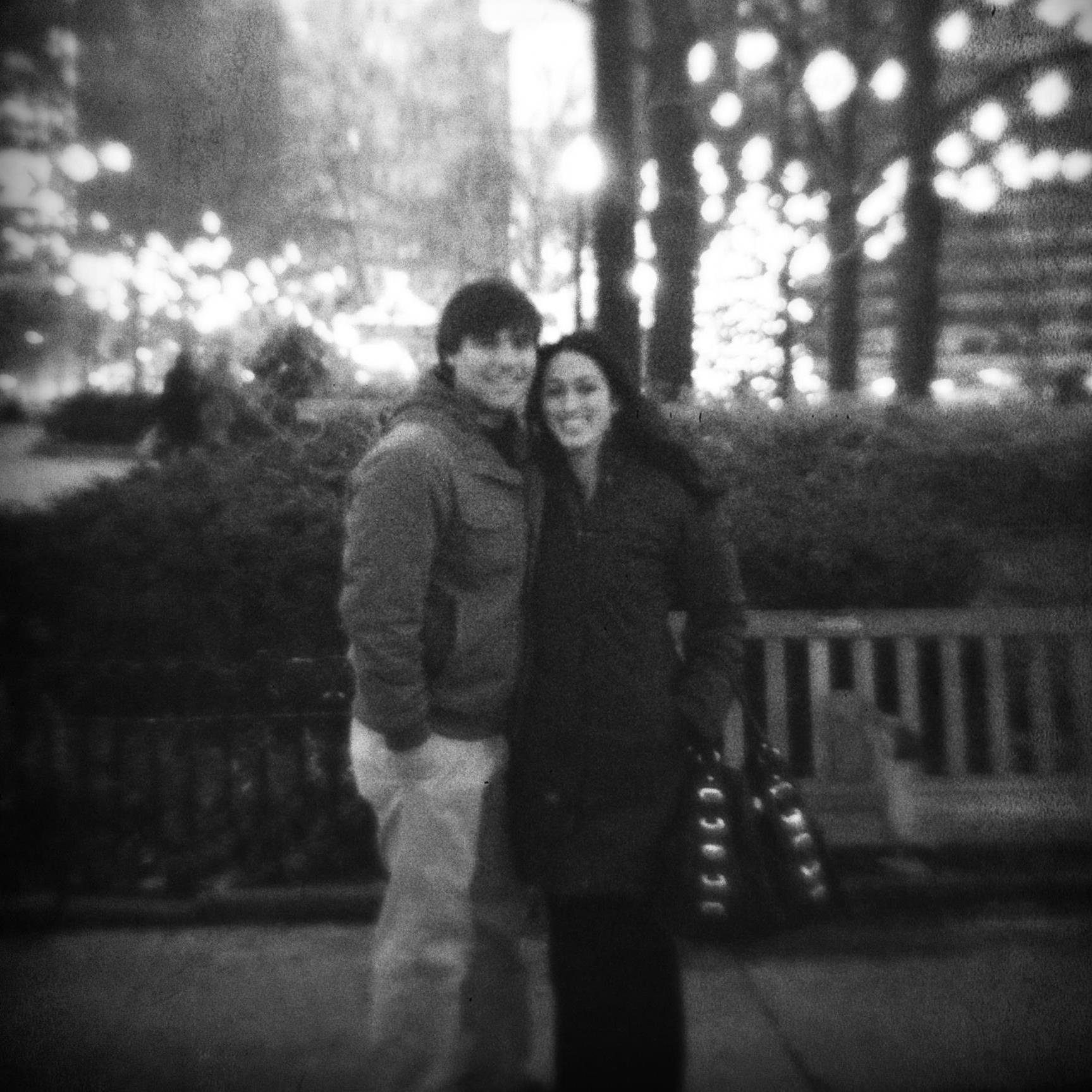 Christmas with Katie's Family in Philadelphia.
Rittenhouse Square, Philadelphia, December 2011