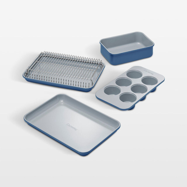 Caraway ® Slate 5-Piece Mini Bakeware Set with Storage Tray
