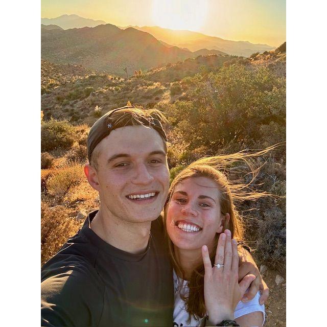 Luka proposed on a sunset hike at Joshua Tree National Park on July 3, 2024