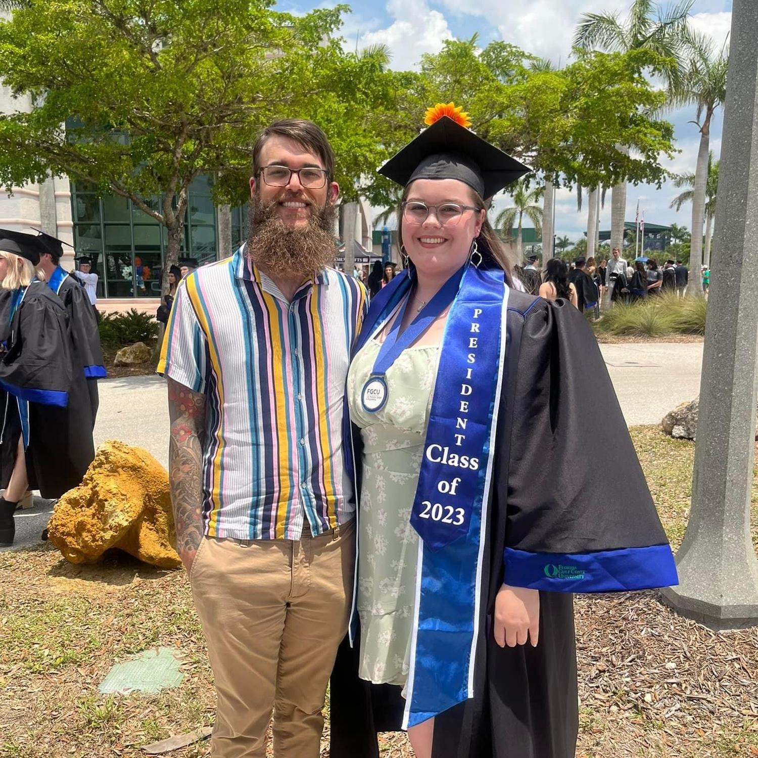 My college graduation from FGCU