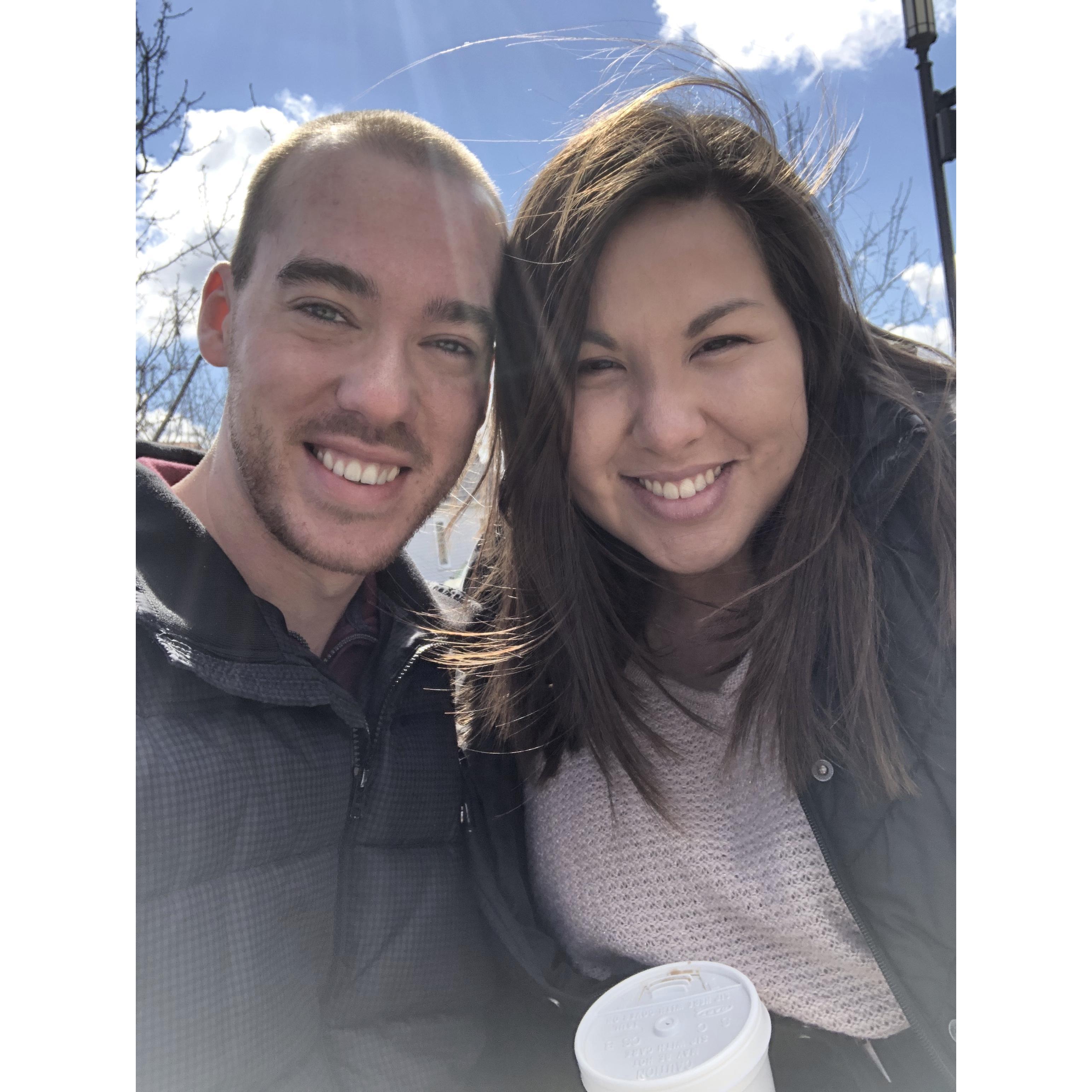 Visiting Berne in March 2019-- the first time as a couple!