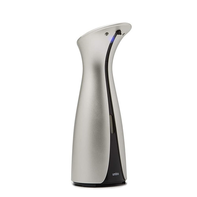 Umbra Automatic Soap Dispenser Touchless, Sanitizer, Hands Free Pump for Kitchen or Bathroom, 8.5 OZ, Nickel