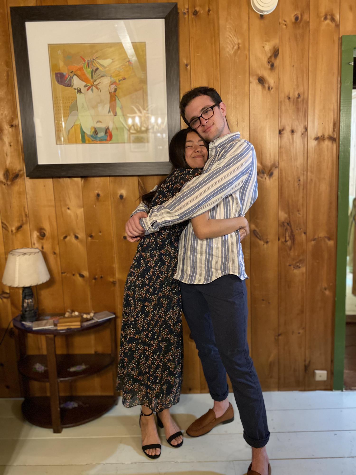 dressed up for our 6 month anniversary