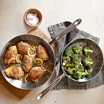 All-Clad d5 Stainless-Steel French Skillets, Set of 2