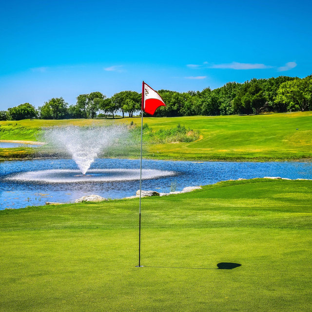 A round of golf for Gaston on the honeymoon