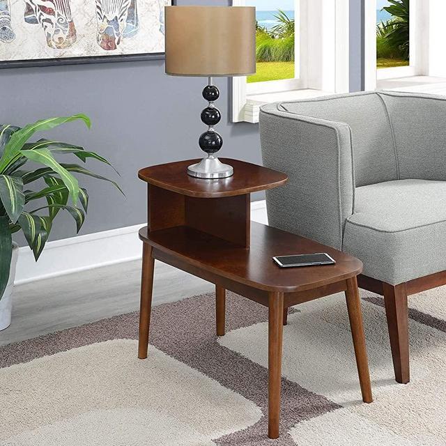 Convenience Concepts Maxwell Mid Century End Table, Espresso