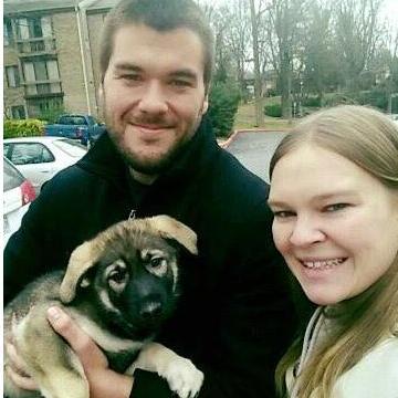 The day we brought Mia home. February 2017