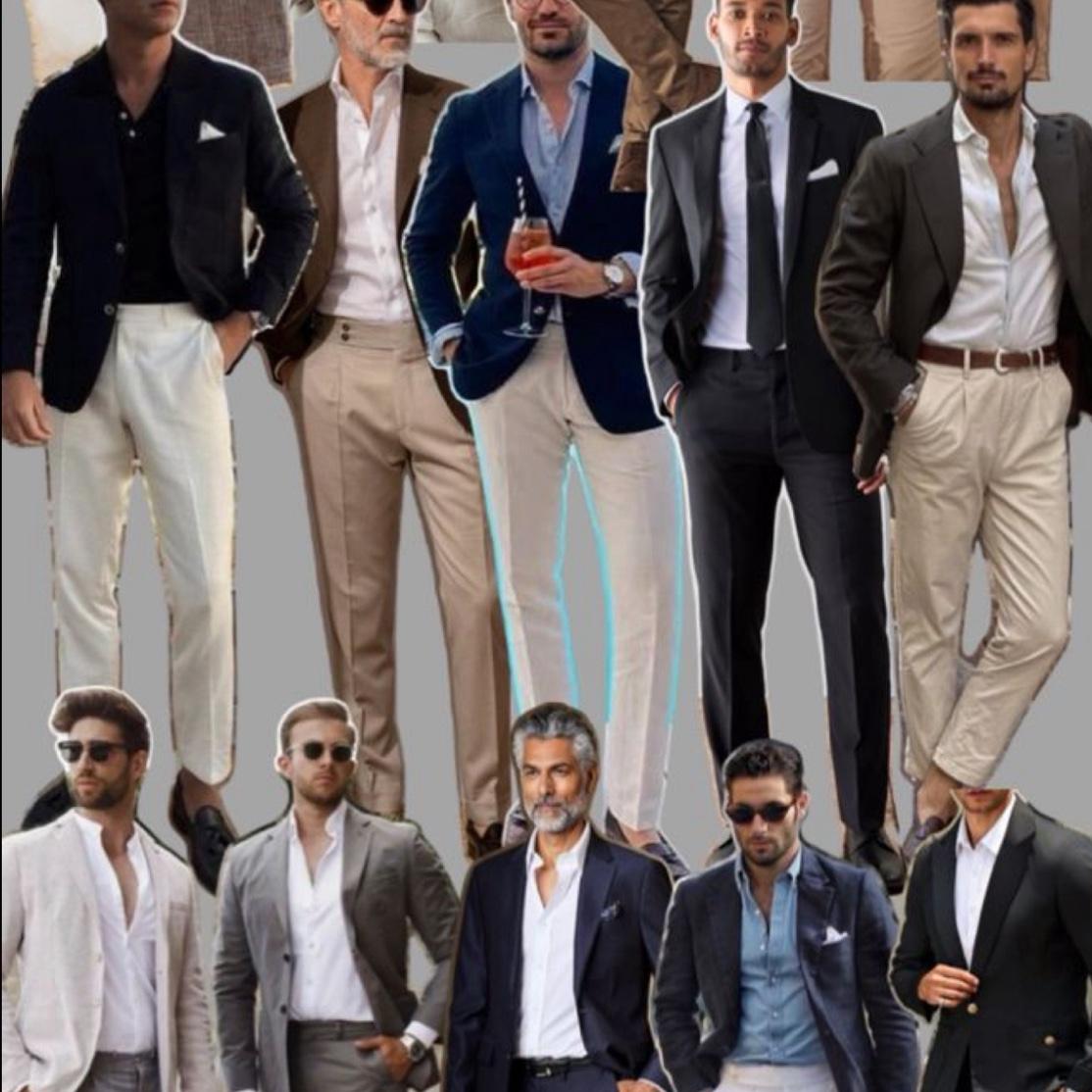 If you’re leaning more toward cocktail attire, this is what we envision you wearing—just in all black, with no colors & jeans, please.