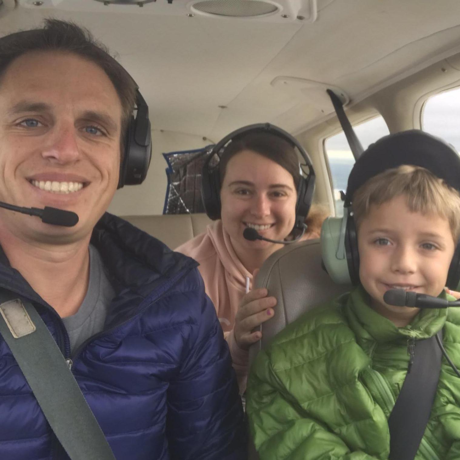 Family flying adventure