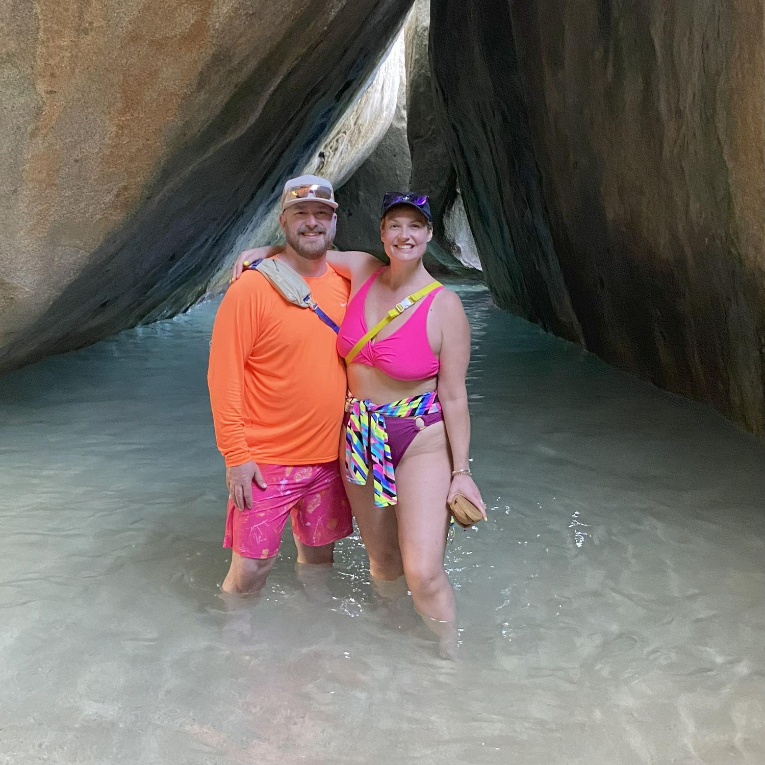 Valentine's Day excursion to The Baths, BVI.