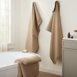 Basics Waffle Woven Terry Bath Towel, Set of 4